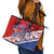 Basketball Fan Jersey Croatian Leather Tote Bag Hrvatska-The Chequered Ones - Wonder Print Shop