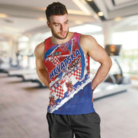 Basketball Fan Jersey Croatian Men Tank Top Hrvatska-The Chequered Ones - Wonder Print Shop