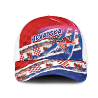 Basketball Fan Jersey Croatian Mesh Trucker Cap Hrvatska-The Chequered Ones - Wonder Print Shop