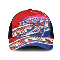 Basketball Fan Jersey Croatian Mesh Trucker Cap Hrvatska-The Chequered Ones - Wonder Print Shop