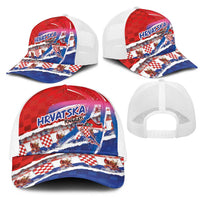 Basketball Fan Jersey Croatian Mesh Trucker Cap Hrvatska-The Chequered Ones - Wonder Print Shop