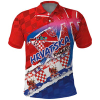 Basketball Fan Jersey Croatian Polo Shirt Hrvatska-The Chequered Ones - Wonder Print Shop