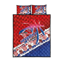 Basketball Fan Jersey Croatian Quilt Bed Set Hrvatska-The Chequered Ones - Wonder Print Shop