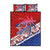 Basketball Fan Jersey Croatian Quilt Bed Set Hrvatska-The Chequered Ones - Wonder Print Shop