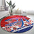 Basketball Fan Jersey Croatian Round Carpet Hrvatska-The Chequered Ones - Wonder Print Shop