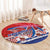 Basketball Fan Jersey Croatian Round Carpet Hrvatska-The Chequered Ones - Wonder Print Shop