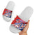 Basketball Fan Jersey Croatian Slide Sandals Hrvatska-The Chequered Ones - Wonder Print Shop