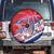 Basketball Fan Jersey Croatian Spare Tire Cover Hrvatska-The Chequered Ones - Wonder Print Shop