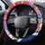 Basketball Fan Jersey Croatian Steering Wheel Cover Hrvatska-The Chequered Ones - Wonder Print Shop