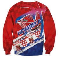Basketball Fan Jersey Croatian Sweatshirt Hrvatska-The Chequered Ones - Wonder Print Shop