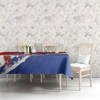 Basketball Fan Jersey Croatian Tablecloth Hrvatska-The Chequered Ones - Wonder Print Shop