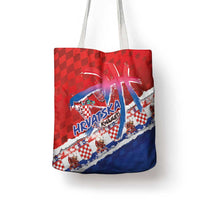 Basketball Fan Jersey Croatian Tote Bag Hrvatska-The Chequered Ones - Wonder Print Shop