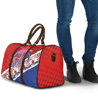 Basketball Fan Jersey Croatian Travel Bag Hrvatska-The Chequered Ones - Wonder Print Shop