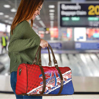 Basketball Fan Jersey Croatian Travel Bag Hrvatska-The Chequered Ones - Wonder Print Shop