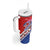 Basketball Fan Jersey Croatian Tumbler With Handle Hrvatska-The Chequered Ones - Wonder Print Shop