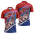 Basketball Fan Jersey Croatian Zipper Polo Shirt Hrvatska-The Chequered Ones - Wonder Print Shop