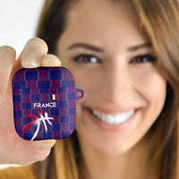 Basketball Fan Jersey French AirPods Case Paris Architectural Heritage Checkered Style - Wonder Print Shop
