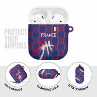 Basketball Fan Jersey French AirPods Case Paris Architectural Heritage Checkered Style - Wonder Print Shop