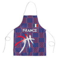 Basketball Fan Jersey French Apron Paris Architectural Heritage Checkered Style - Wonder Print Shop