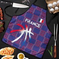 Basketball Fan Jersey French Apron Paris Architectural Heritage Checkered Style - Wonder Print Shop