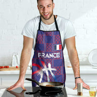Basketball Fan Jersey French Apron Paris Architectural Heritage Checkered Style - Wonder Print Shop