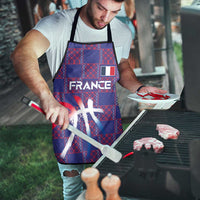 Basketball Fan Jersey French Apron Paris Architectural Heritage Checkered Style - Wonder Print Shop