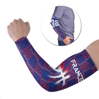Basketball Fan Jersey French Arm Sleeves Paris Architectural Heritage Checkered Style - Wonder Print Shop