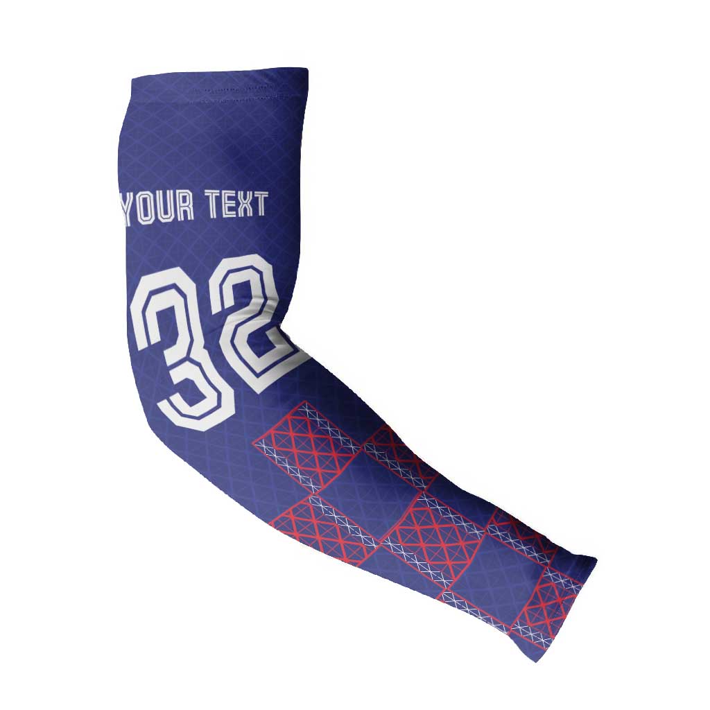 Basketball Fan Jersey French Arm Sleeves Paris Architectural Heritage Checkered Style - Wonder Print Shop