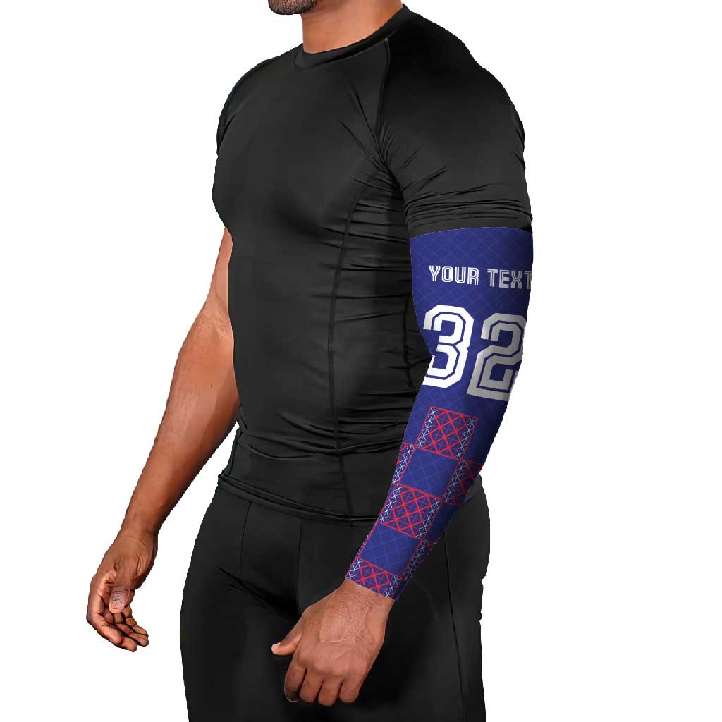 Basketball Fan Jersey French Arm Sleeves Paris Architectural Heritage Checkered Style - Wonder Print Shop