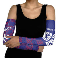 Basketball Fan Jersey French Arm Sleeves Paris Architectural Heritage Checkered Style - Wonder Print Shop