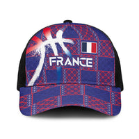 Basketball Fan Jersey French Baseball Net Cap Paris Architectural Heritage Checkered Style - Wonder Print Shop