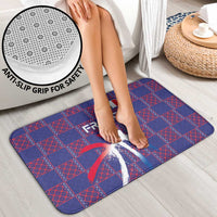 Basketball Fan Jersey French Bathroom Set Paris Architectural Heritage Checkered Style - Wonder Print Shop
