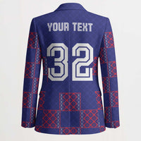 Custom Basketball Fan Jersey French Blazer Paris Architectural Heritage Checkered Style - Wonder Print Shop