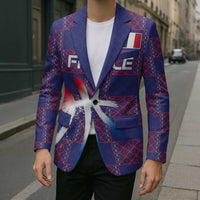 Custom Basketball Fan Jersey French Blazer Paris Architectural Heritage Checkered Style - Wonder Print Shop