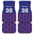 Basketball Fan Jersey French Car Mats Paris Architectural Heritage Checkered Style - Wonder Print Shop