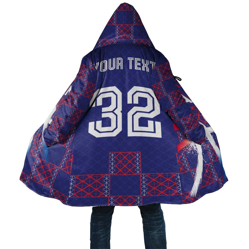Custom Basketball Fan Jersey French Cloak Paris Architectural Heritage Checkered Style - Wonder Print Shop