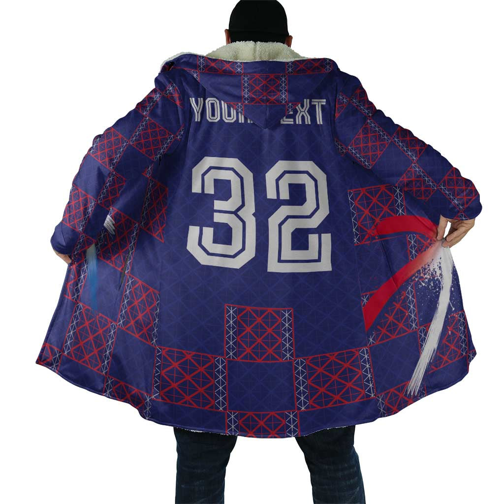 Custom Basketball Fan Jersey French Cloak Paris Architectural Heritage Checkered Style - Wonder Print Shop