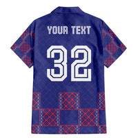 Custom Basketball Fan Jersey French Family Matching Mermaid Dress and Hawaiian Shirt Paris Architectural Heritage Checkered Style - Wonder Print Shop