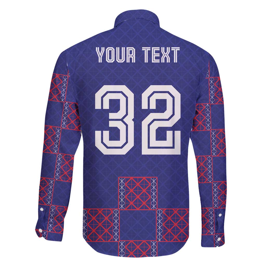 Custom Basketball Fan Jersey French Family Matching Mermaid Dress and Hawaiian Shirt Paris Architectural Heritage Checkered Style - Wonder Print Shop