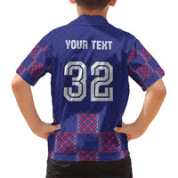 Custom Basketball Fan Jersey French Family Matching Puletasi and Hawaiian Shirt Paris Architectural Heritage Checkered Style - Wonder Print Shop