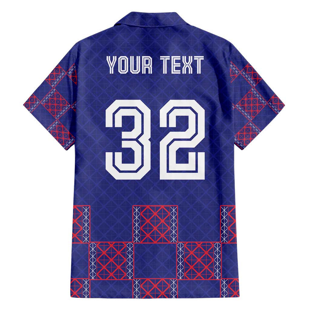 Custom Basketball Fan Jersey French Family Matching Puletasi and Hawaiian Shirt Paris Architectural Heritage Checkered Style - Wonder Print Shop