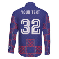 Custom Basketball Fan Jersey French Family Matching Tank Maxi Dress and Hawaiian Shirt Paris Architectural Heritage Checkered Style - Wonder Print Shop