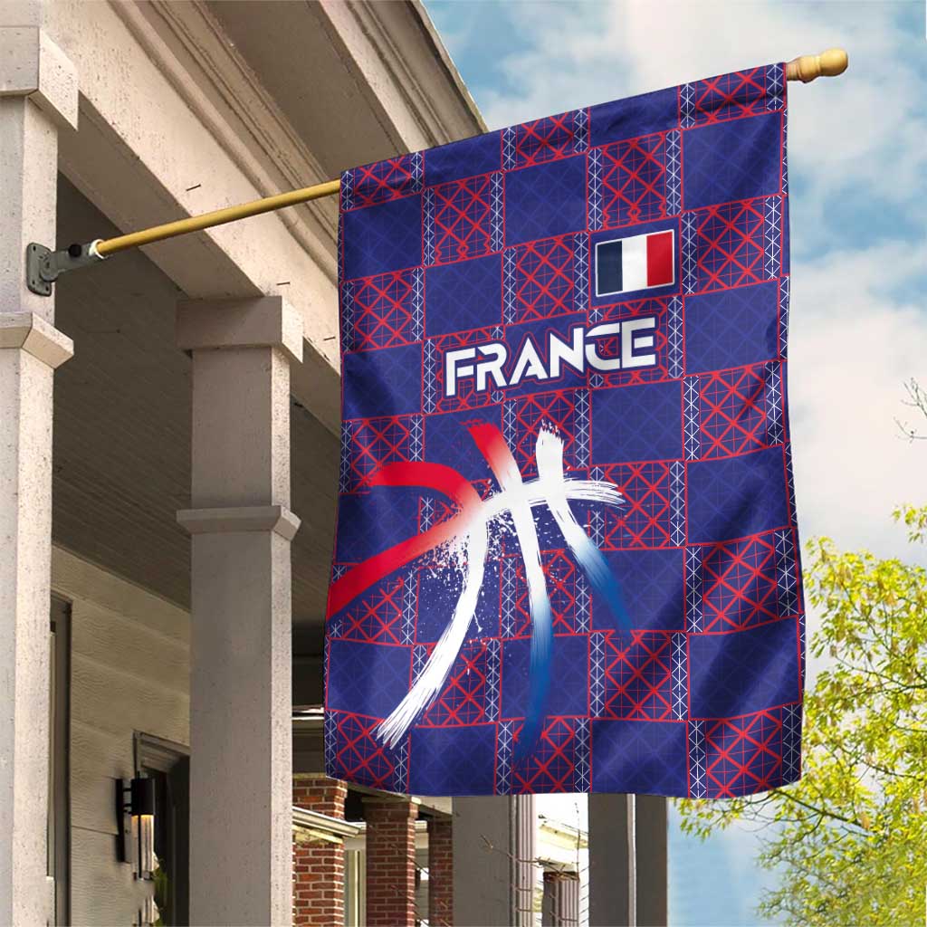 Basketball Fan Jersey French Garden Flag Paris Architectural Heritage Checkered Style - Wonder Print Shop
