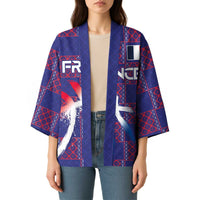 Custom Basketball Fan Jersey French Kimono Paris Architectural Heritage Checkered Style - Wonder Print Shop