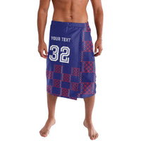 Custom Basketball Fan Jersey French Lavalava Paris Architectural Heritage Checkered Style - Wonder Print Shop