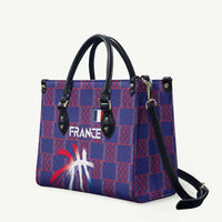 Basketball Fan Jersey French Leather Bag Paris Architectural Heritage Checkered Style - Wonder Print Shop