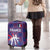 Basketball Fan Jersey French Luggage Cover Paris Architectural Heritage Checkered Style - Wonder Print Shop