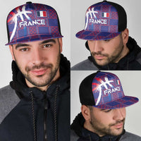 Basketball Fan Jersey French Mesh Trucker Cap Paris Architectural Heritage Checkered Style - Wonder Print Shop
