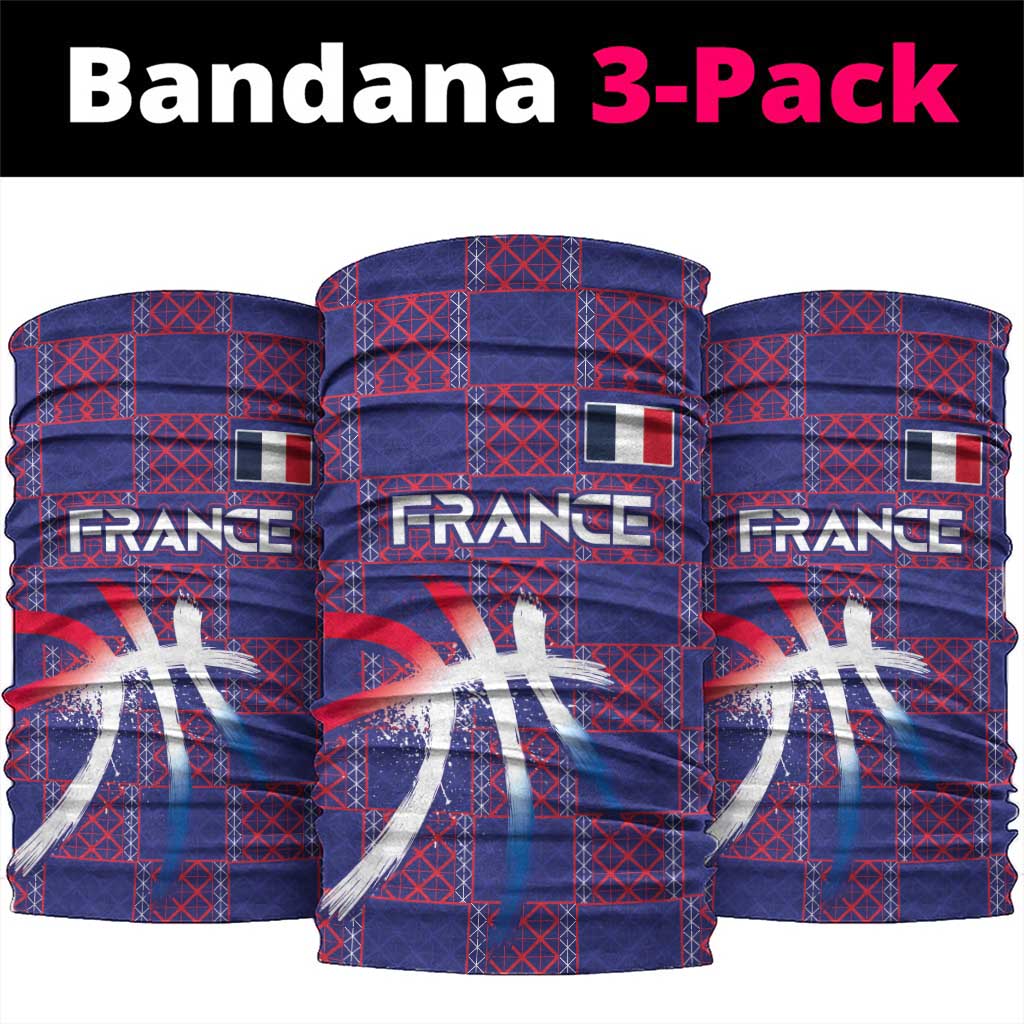 Basketball Fan Jersey French Neck Gaiter Paris Architectural Heritage Checkered Style LT03