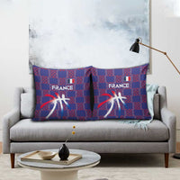 Basketball Fan Jersey French Pillow Cover Paris Architectural Heritage Checkered Style - Wonder Print Shop
